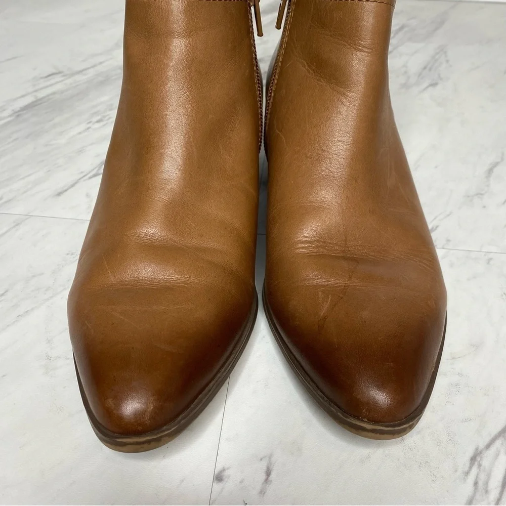Naturalizer Blair Brown Leather Bootie 7M